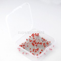 100 Pcs Dental Endo Quartz Fiber Post Straight/Screw Restorative Posts 1.0-1.8mm