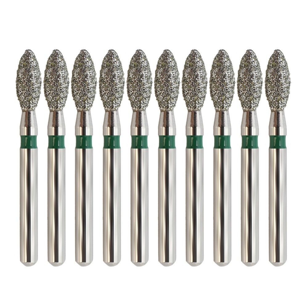 Multi-Use Dental Diamonds Football Egg Bur 368/023C Coarse Grit Friction Grip