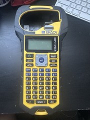 Brady BMP21-PLUS Handheld Label Printer UNTESTED CORROSION BATTERY NO ADAPTER