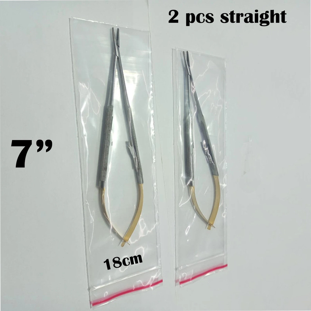 HU FRIEDY Castroviejo Needle Holder 7″ 18cm Lot of 2 Pcs NH5024SiM