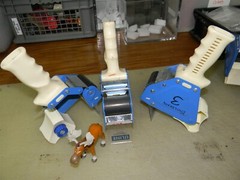 U-line H-150 2″ H-596 3″ Scotch Tape Dispensers Mixed lot of 9