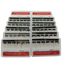 10 Packs Dental Endodontics Absorbent Paper Point Taper 0.04 40# 100pcs/pack