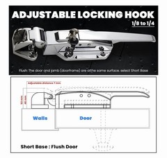 Cooler Door Handle with Latch Complete Cooler Door Latch Kit Freezer Door Handle