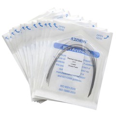Dental Ortho Super Elastic Niti Arch Wire Round Ovoid Form for Bracket Braces CE