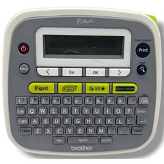 Brother P-Touch PT-D200 Label Maker Gray White Handheld Printer TZe Tape QWERTY