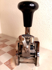 Vintage Reiner B2 Numbering Machine– 4.5mm, Made in Germany, Box and Accessories