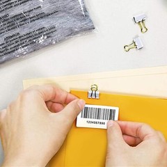 2″x1″ Direct Thermal UPC Barcode FBA Labels 1300/Roll for Zebra & Rollo Printers