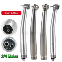 Dental (LED Optic E-generator) Handpiece High Speed Turbine 2/4Hole USA