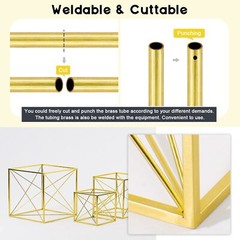 Brass Tube 1mm 2mm 3mm 4mm 5mm 6mm 7mm 8mm 9mm 10mm 11mm 12mm 13mm O.D. x 300mm