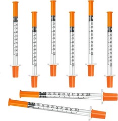 U-100 1ml 31G Syringes, Bulk Pack of 100 – Individually Sealed for Hygiene