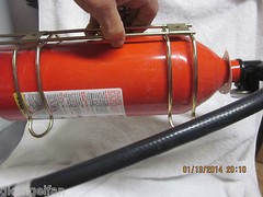 ✅🔥🧯(2)-5 lb. SPRING/TENSION CLIP UNIVERSAL FIRE EXTINGUISHER VEHICLE BRACKETS