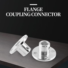 Litoexpe 4 Pieces 6mm Flange Coupling Connector, Rigid Flange Shaft Coupling …