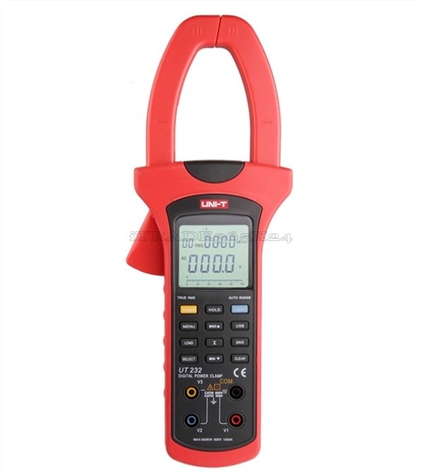 UT232 Power Factor 600V Uni-T Digital 3 Phase Power Clamp Meter 1000A cm