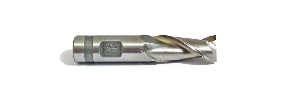 19mm (.748″) 2-Flute HSS CC Plunge Cut End Mill .020″ Radius MF421011657