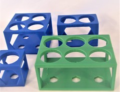 Plastic Rack Stand For 50 ml 30 mm Jumbo Test Tube Centrifuge Tubes Lab Bench