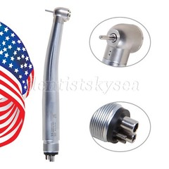 1/5/10Pcs Dental High Speed Handpiece Push Button Turbine 4 Hole Standard Head