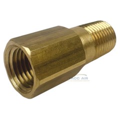 1/4″ Female X 1/4″ Male NPT Pipe Fitting Extender Extension Adapter Brass