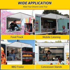 Concession Trailer Serving Window 36″ x 36″ 60″ x 36″ Food Truck Service Window
