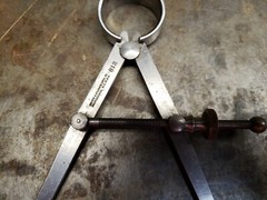 2 VINTAGE BROWN & SHARPE 801 + 812 used OUTSIDE INSIDE CALIPERS