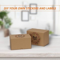 7x5x4 Inches Shipping Boxes Set of 25 – Brown Corrugated Cardboard Mailer