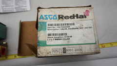 ASCO RED HAT 3/8″ 24VDC SOLENOID VALVE SC8210G001 NOS free ship USA
