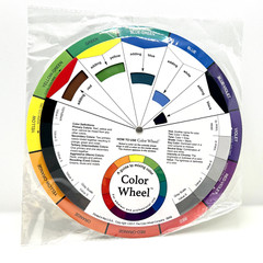 High Quality Rotating Color Wheel Mixing Guide LARGE SIZE 23cm Diameter