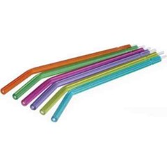 Britedent Disposable Air-Water Syringe Tips Rainbow Colors 250/Bag.