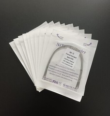20Packs Dental Orthodontic Arcos Thermal Activated Niti Round Arch Wires Natural