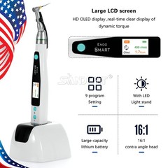 Dental 1:5 Fiber Optic LED Electric Contra Angle Increase Handpiece Ti-MAX X95L