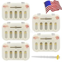 50PCS Dental Fiber Post Resin Post Screw Thread Quartz & 5-Drills USA SFP-Z