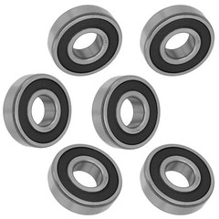 Caltric 6305-RS 6305RS 6305 RS Deep Groove Rubber Sealed Ball Bearings 12x28x8
