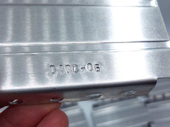 *LOT of 8* Lista Aluminum Cabinet Drawer Dividers 3″ x 3-7/8″ D100-06 Stanley