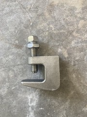 3/8” 316ss Beam Clamps Lot Of 20 For 3/8” All Thread Rod Stainless Steel