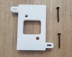 4 Inch Vinyl Siding Mount Bracket for 1 Gang Electrical Box 3D Printed
