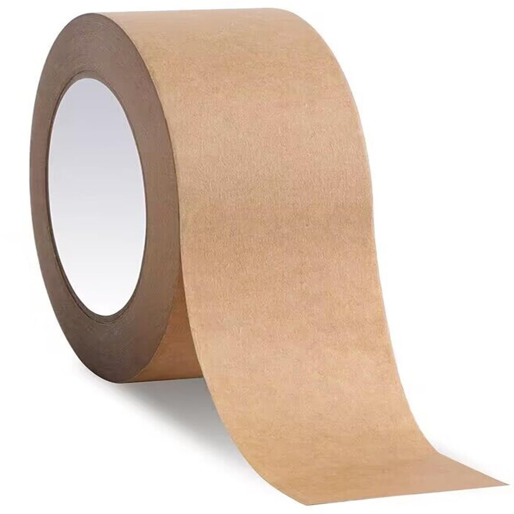 6 Rolls 2″x55 Yard Self-Adhesive Kraft Paper Carton Box Sealing Packing Tape