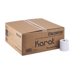 Thermal Paper Rolls, 3.13 x 273 ft, White, 50/Carton