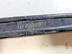 National Telephone Supply Co. Nicropress, Manual Swaging Tool, Sleeve Tool