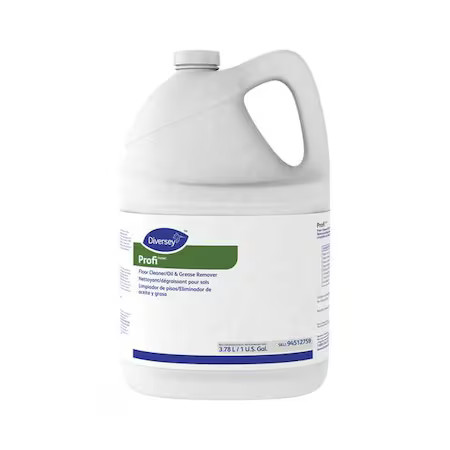 Diversey 94512759 Floor Cleaner,1 Gal.,Surfactant,White