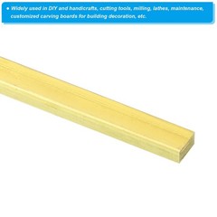 5/32 x 5/16 x 12″ H59 Brass Flat Bar, 2 Pcs Solid Rectangle Mill Stock for Cr…