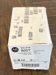 Allen Bradley 800T-B6A Red Push Button Type 4.13 Series T – New In Box