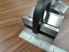 1-1/2″ CAPACITY PRECISION V-BLOCK PAIR w. CLAMPS 1-5/8×1-3/4×2-3/4 #H6010D-new