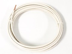75′ FEET THHN THWN-2 8 AWG GAUGE WHITE STRANDED COPPER BUILDING WIRE VW-1
