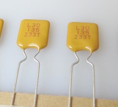 Polyfuse, PTC resettable fuses, various trip currents, Select from pulldown menu