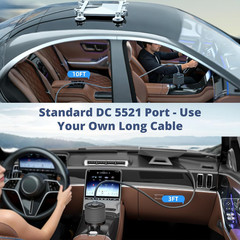 For Starlink Mini Car Adapter, 12V/24V Car Charger to 30V Step up for Starlink M