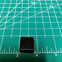 25 Peel and Stick Square Rubber Feet Bumpers 3/4in Wide x 3/8in Tall Adhesive