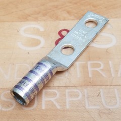 PANDUIT LCC4/0-12-X Comp. Lug, Lug, 4/0, Two 1/2″ Stud, PURPLE DIE P54 (15)