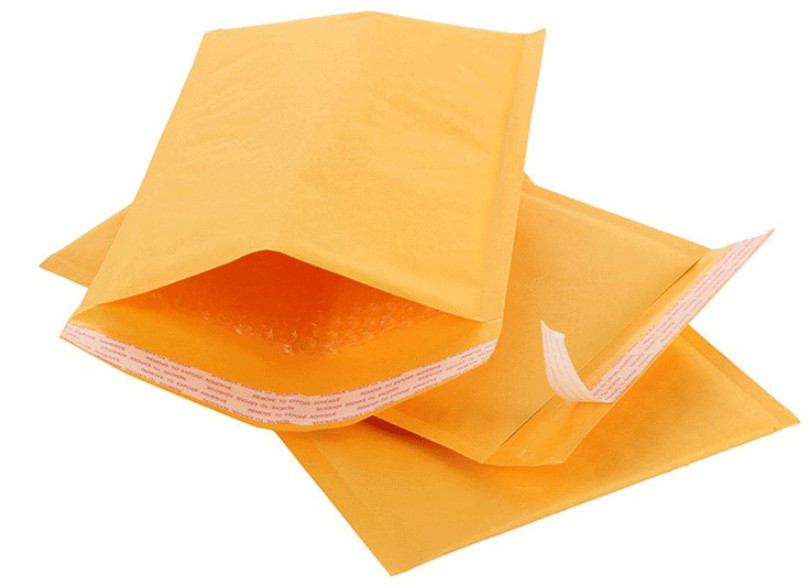 Zforce 50 PCS #000 4”x7” Kraft Bubble Mailer Shipping Envelopes Made in USA