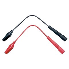 Sanwa Electric Instruments Sanwa Clip Adapter CL-14 Red and Black Total Length:
