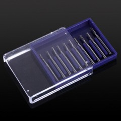 Dental Carbide Steel Burs FG #1157 Domed Fissure Plain Cutting Round End 1.0mm