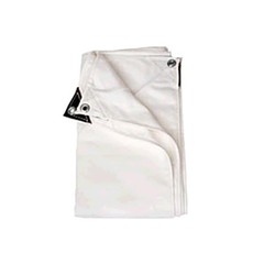 ROPS Tractor Umbrella Canopy Replacement Cover 54″ 10 oz. Duck Canvas – White